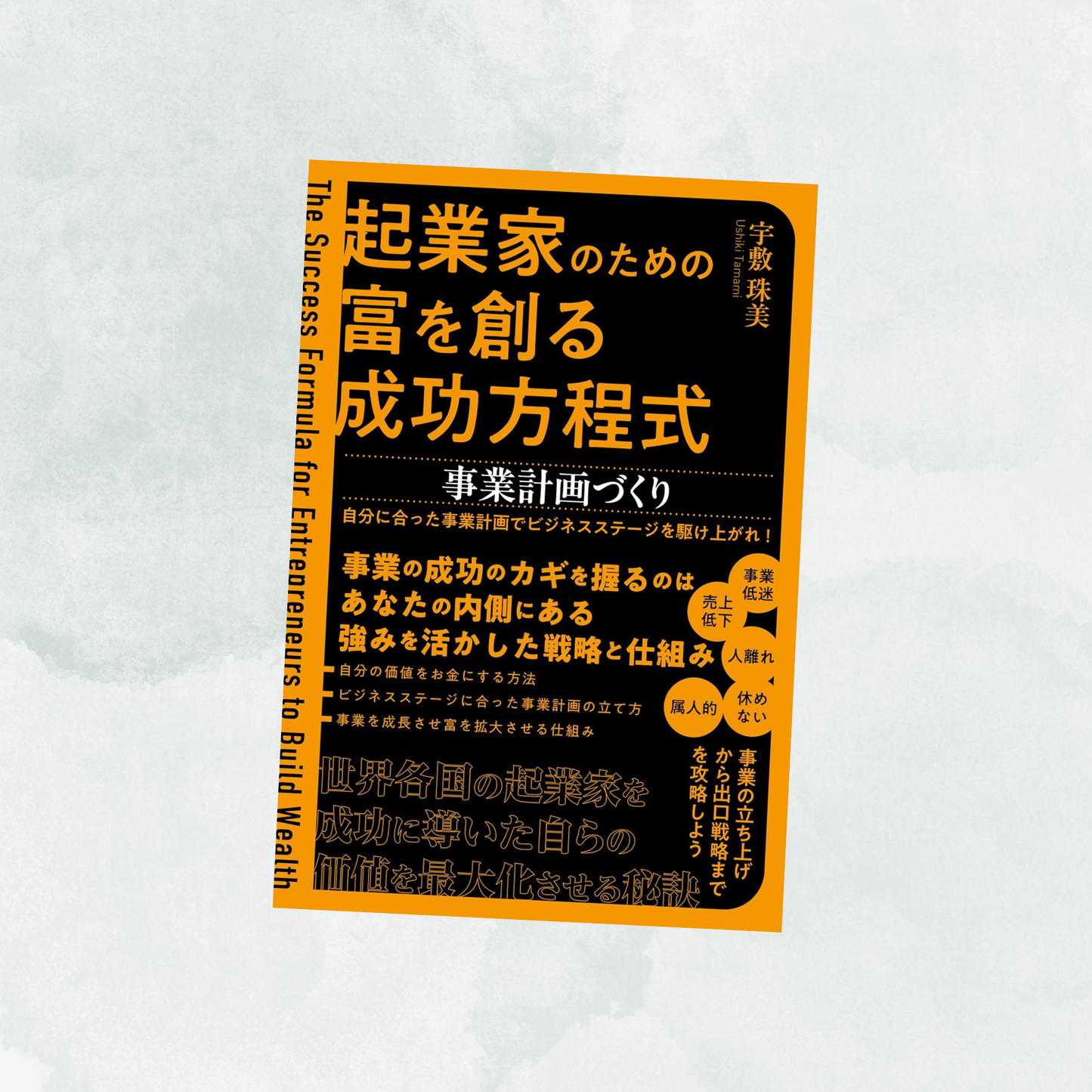 【本】起業家のための富を創る成功方程式〜事業計画づくり〜（宇敷珠美著／つた書房）